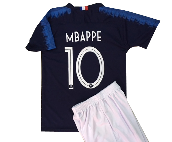 エムバペ 10 フランス代表 ホーム 18 19 子供用上下セット サッカー専門店ウエラー